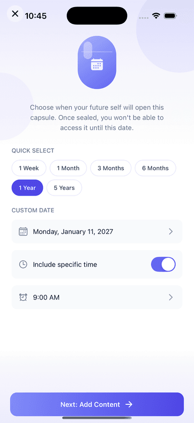 Time Capsule screenshot 2