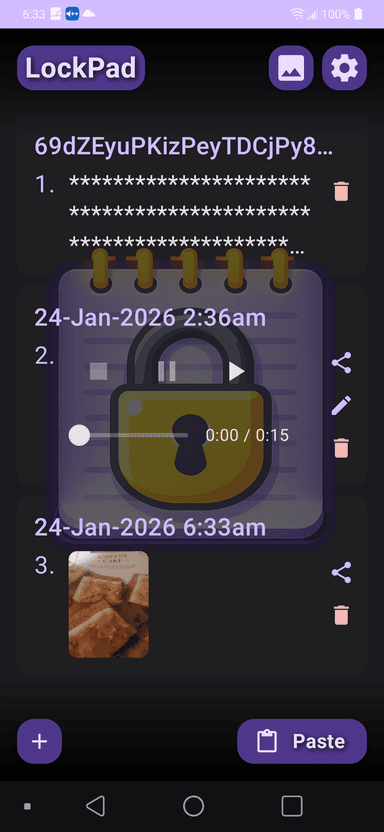 LockPad screenshot 1