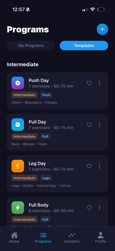 WorkoutBuilderPro screenshot 3