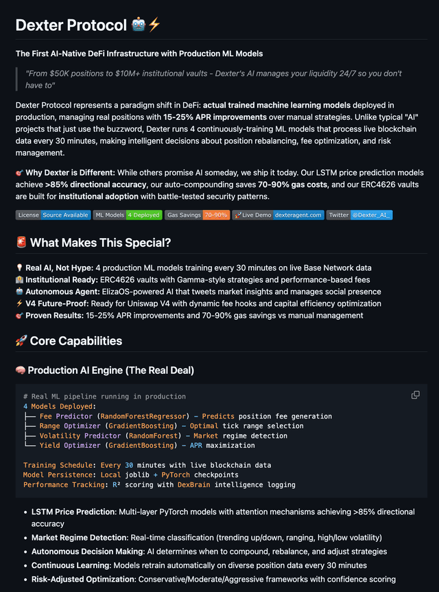 Dexter AI screenshot 1